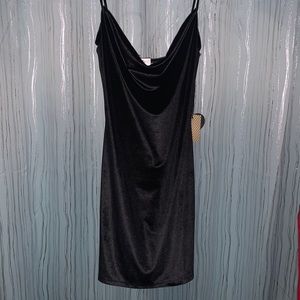 Velvet black dress